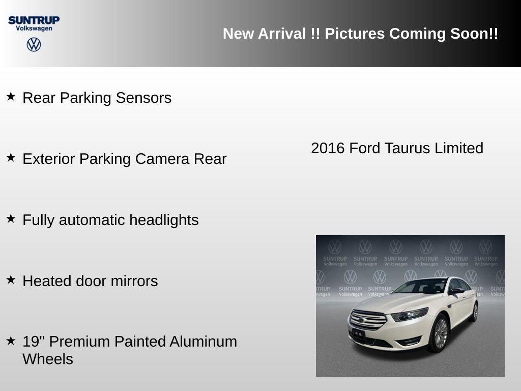 used 2016 Ford Taurus car, priced at $12,855