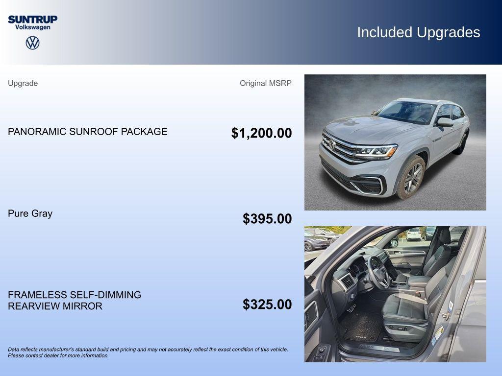 used 2021 Volkswagen Atlas Cross Sport car, priced at $23,005