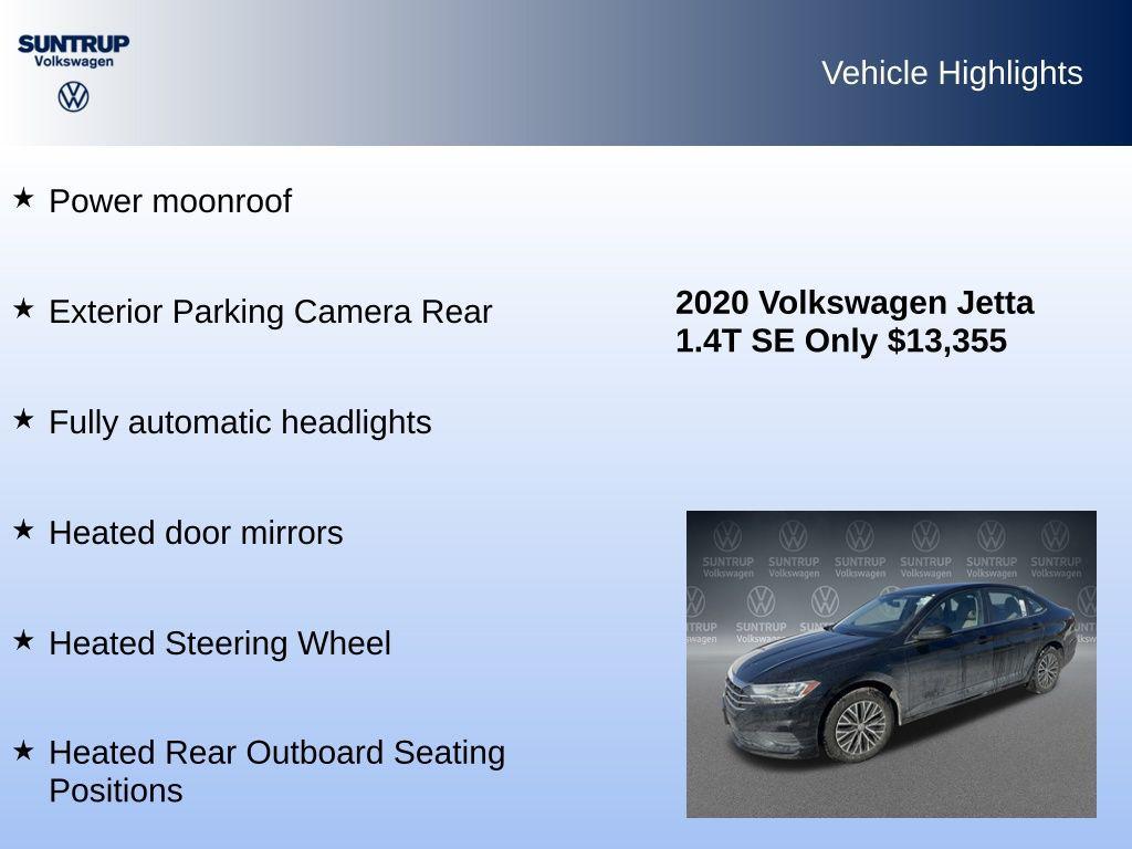 used 2020 Volkswagen Jetta car, priced at $13,555