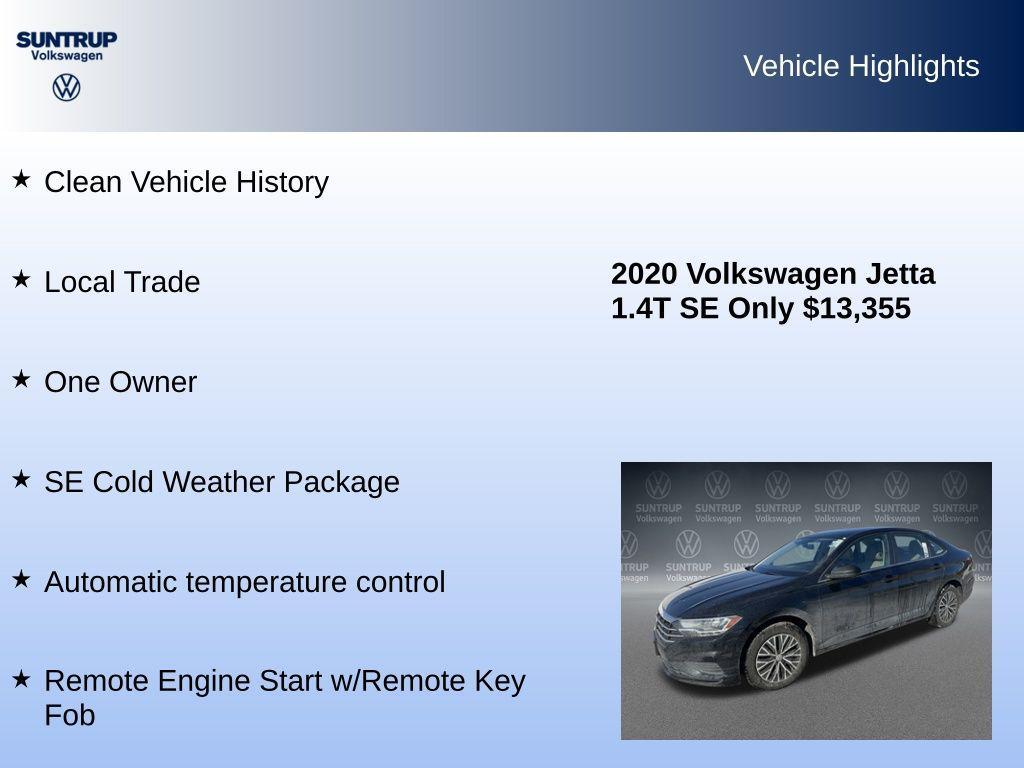 used 2020 Volkswagen Jetta car, priced at $13,555