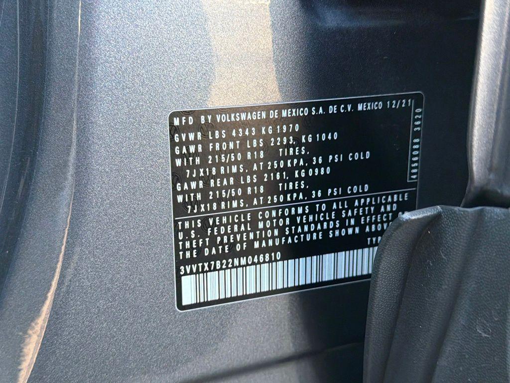 used 2022 Volkswagen Taos car, priced at $18,985