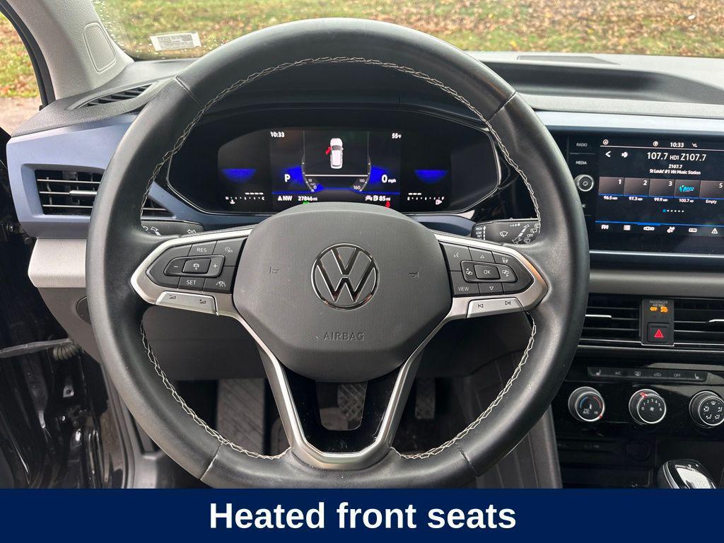 used 2023 Volkswagen Taos car, priced at $22,555