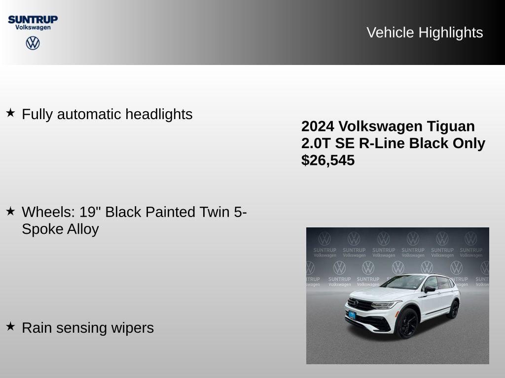 used 2024 Volkswagen Tiguan car, priced at $27,068
