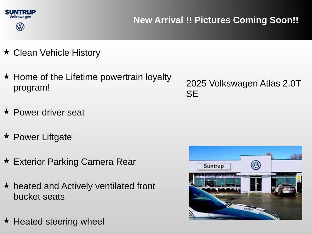 used 2025 Volkswagen Atlas car, priced at $30,545