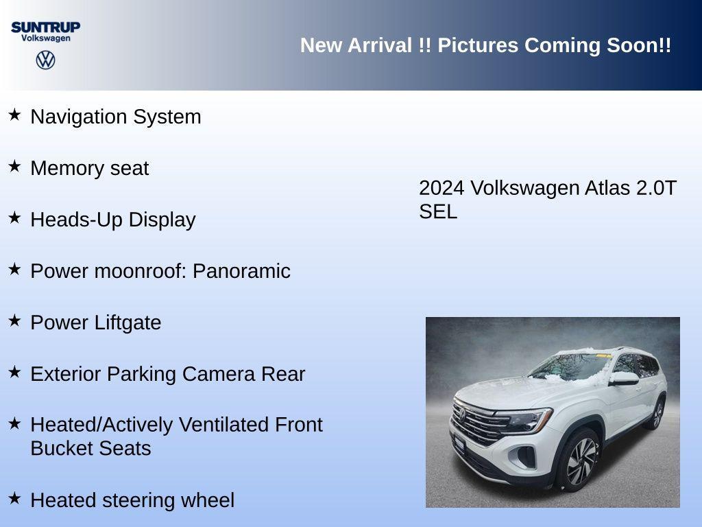 used 2024 Volkswagen Atlas car, priced at $34,995
