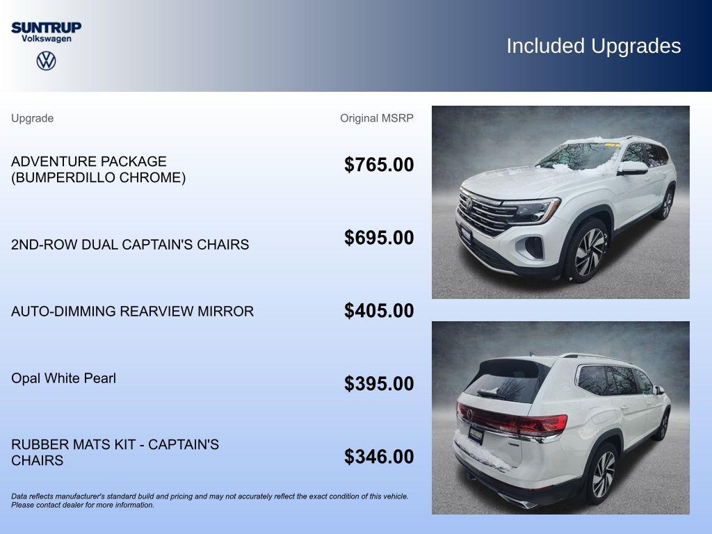 used 2024 Volkswagen Atlas car, priced at $34,995