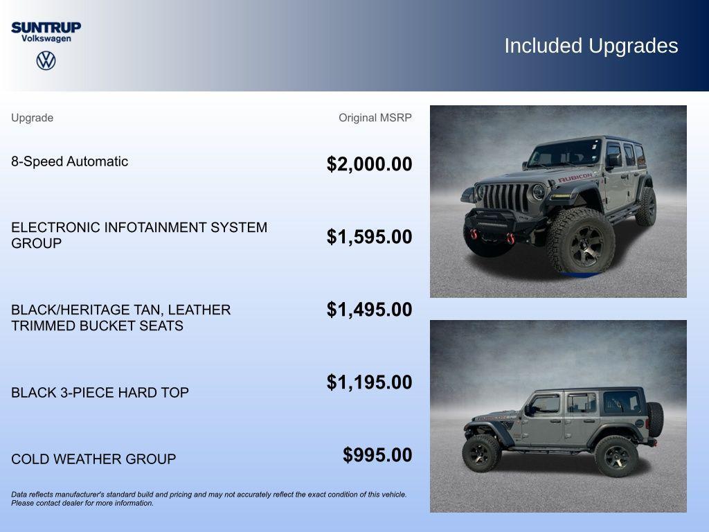 used 2018 Jeep Wrangler Unlimited car, priced at $22,585