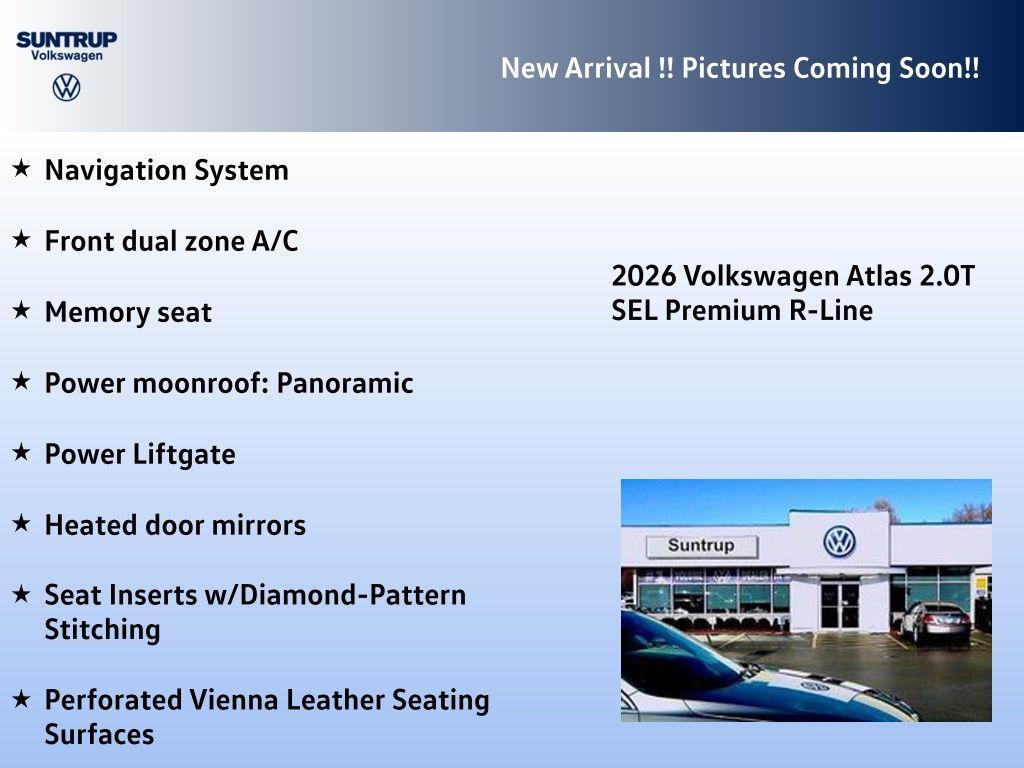 new 2026 Volkswagen Atlas car, priced at $52,779