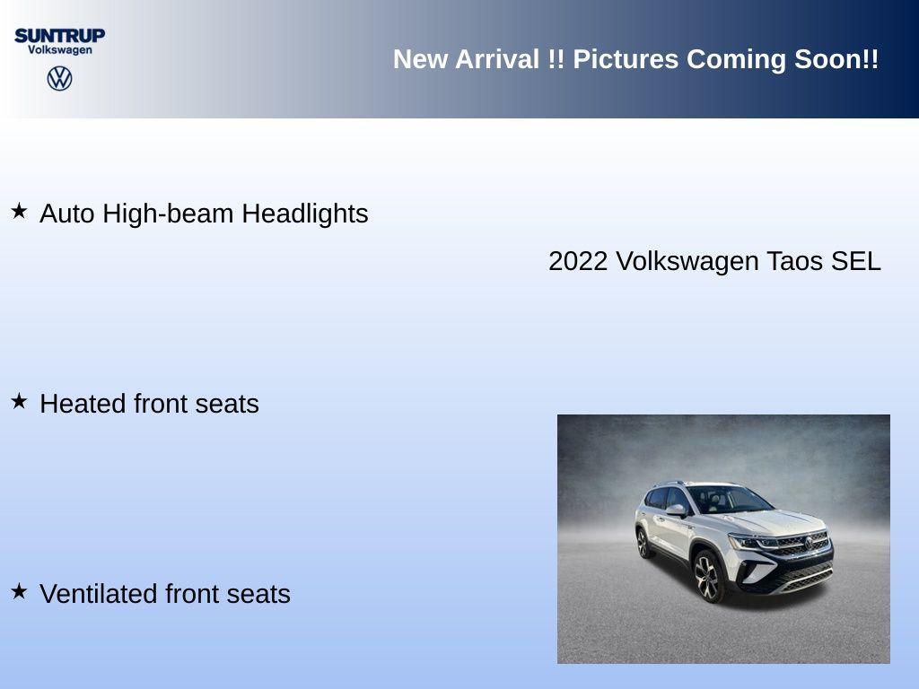 used 2022 Volkswagen Taos car, priced at $22,485