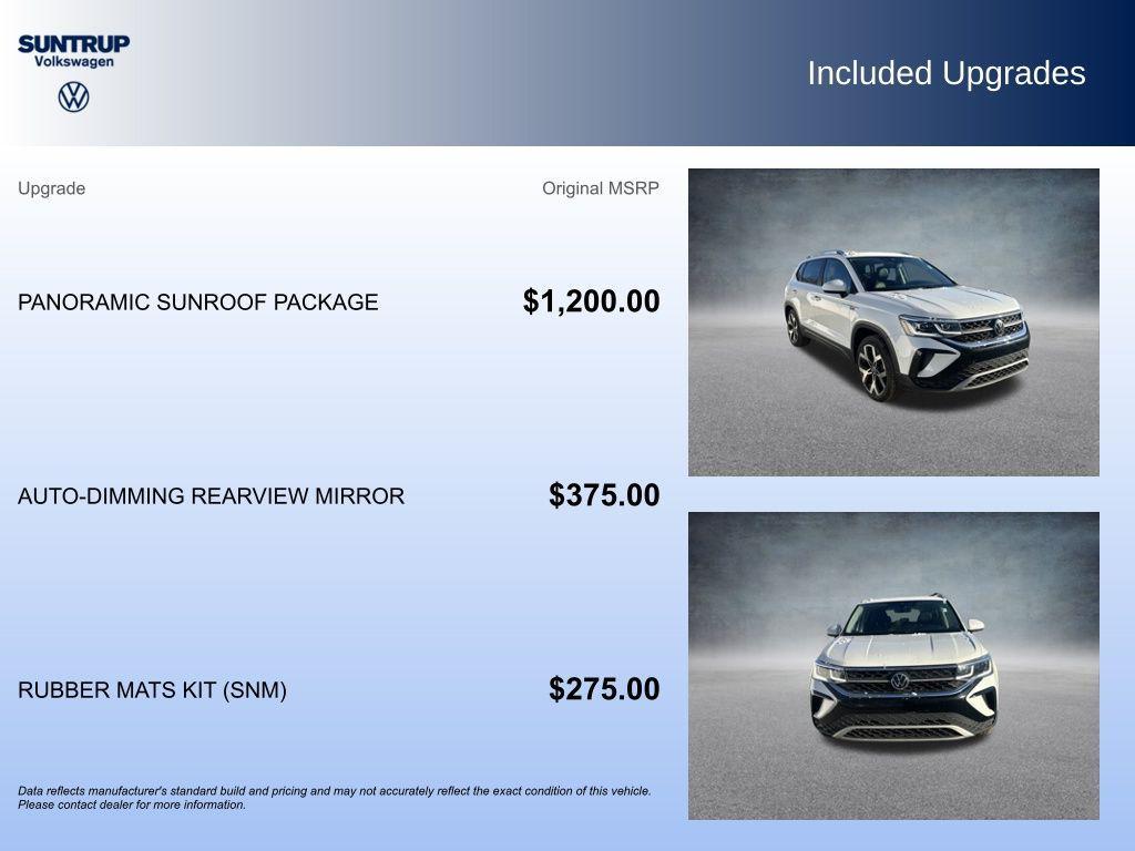 used 2022 Volkswagen Taos car, priced at $22,485