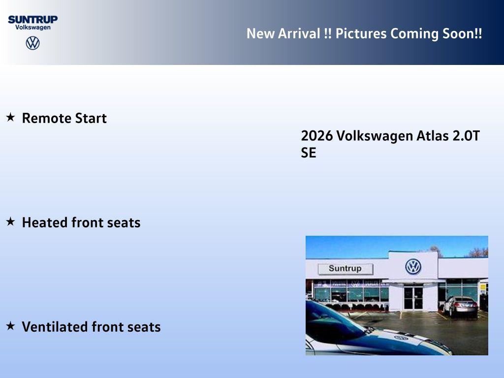 new 2026 Volkswagen Atlas car, priced at $39,682