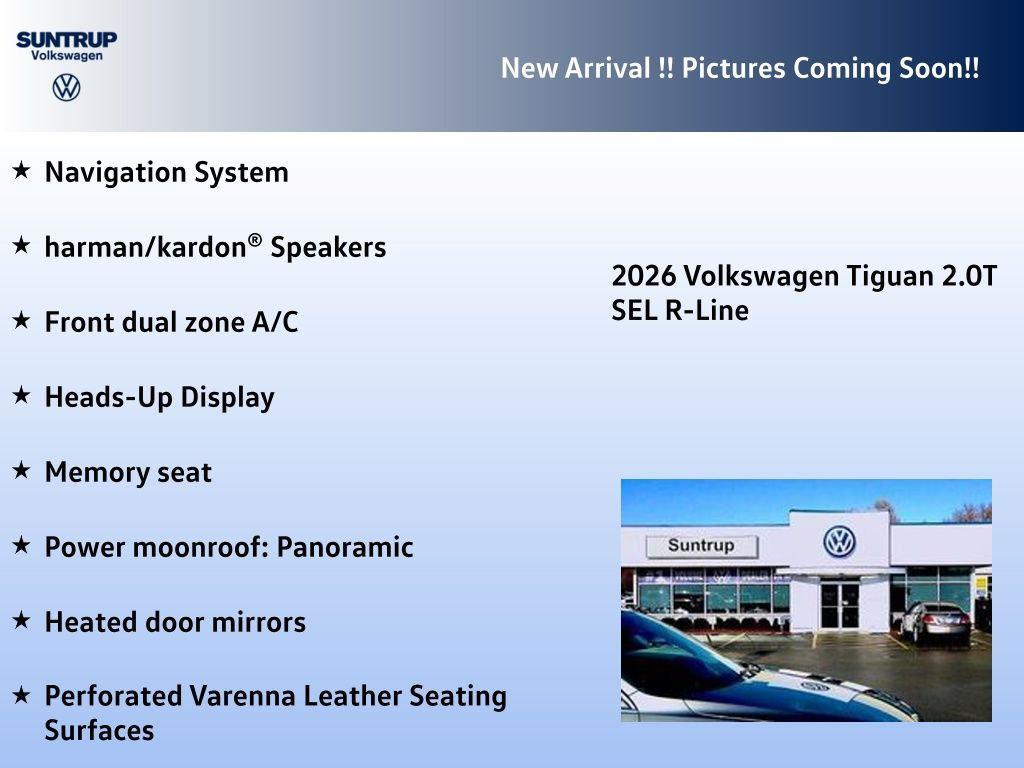 new 2026 Volkswagen Tiguan car, priced at $43,556