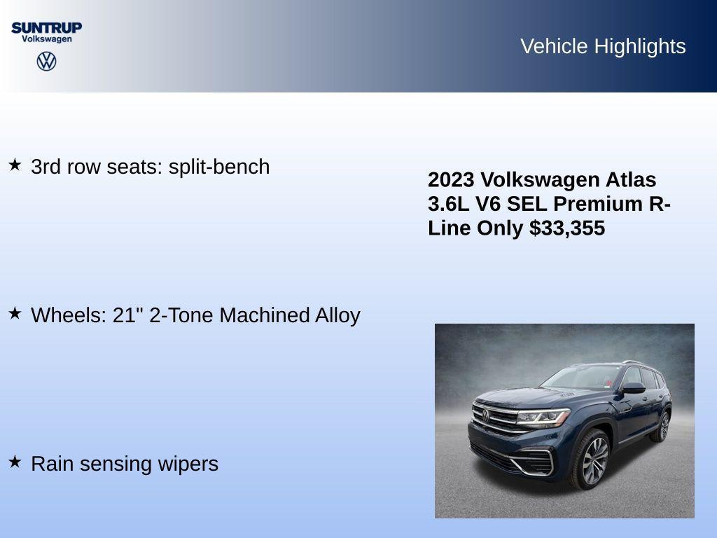 used 2023 Volkswagen Atlas car, priced at $32,885