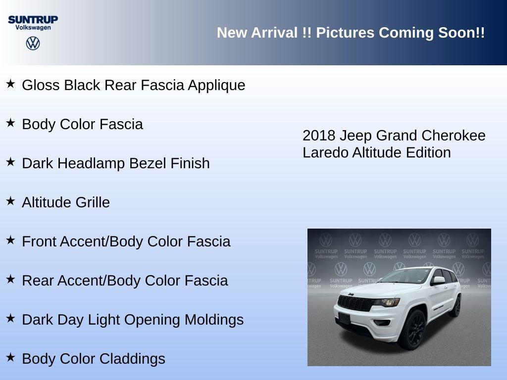 used 2018 Jeep Grand Cherokee car, priced at $15,595