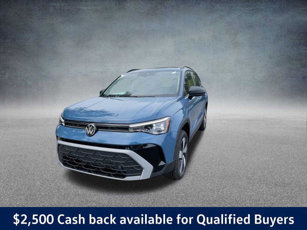new 2025 Volkswagen Taos car, priced at $23,300