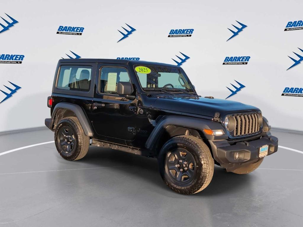 used 2025 Jeep Wrangler car, priced at $29,490
