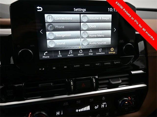 new 2025 Nissan Pathfinder car, priced at $45,906