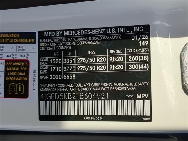 new 2026 Mercedes-Benz GLE 450 car, priced at $81,110