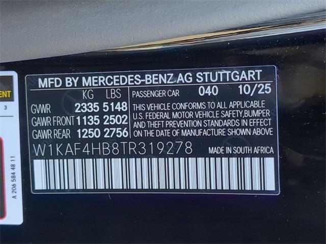 new 2026 Mercedes-Benz C-Class car, priced at $53,535
