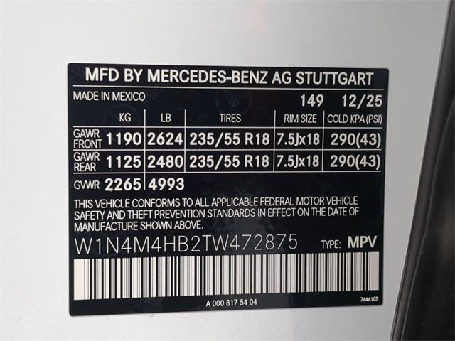 new 2026 Mercedes-Benz GLB 250 car, priced at $49,820