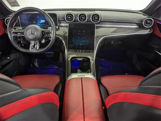 used 2023 Mercedes-Benz AMG C 43 car, priced at $49,900
