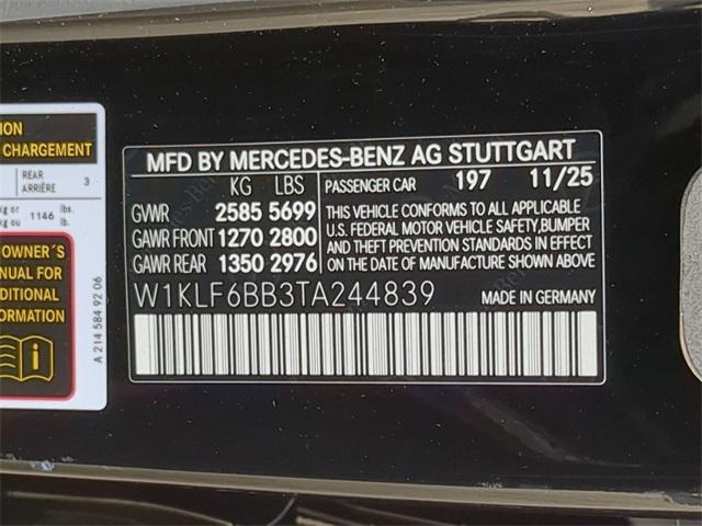 new 2026 Mercedes-Benz E-Class car, priced at $86,135