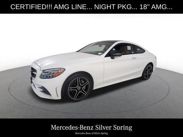 used 2022 Mercedes-Benz C-Class car, priced at $34,900
