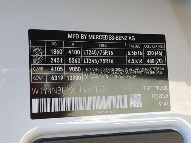 new 2026 Mercedes-Benz Sprinter 2500 car, priced at $66,182