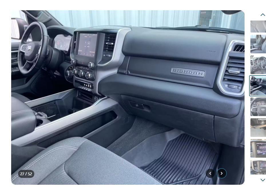 used 2022 Ram 1500 car, priced at $32,500