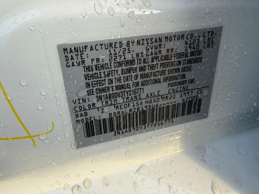 new 2026 Nissan Sentra car, priced at $26,114