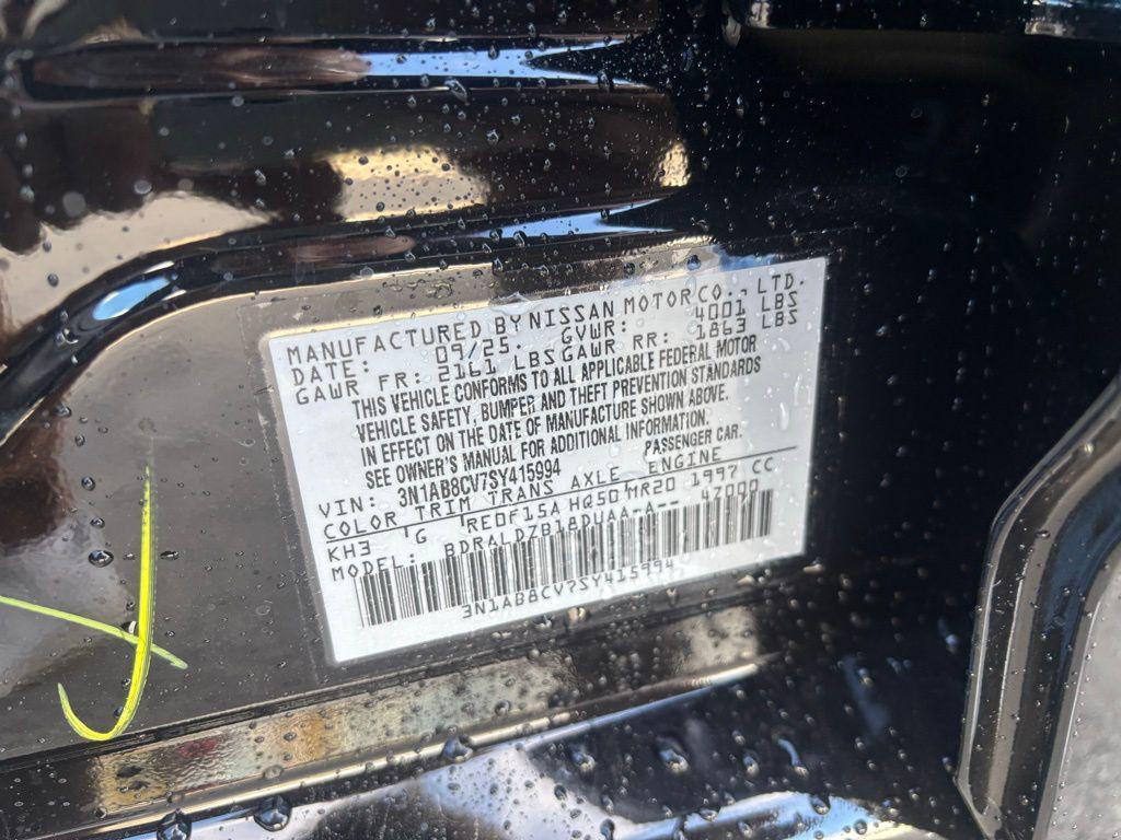 new 2025 Nissan Sentra car, priced at $18,880