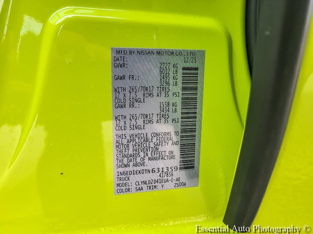 new 2026 Nissan Frontier car, priced at $45,564