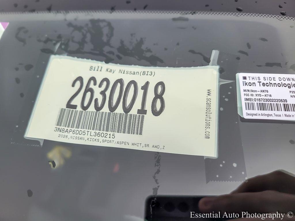 new 2026 Nissan Kicks car, priced at $31,697