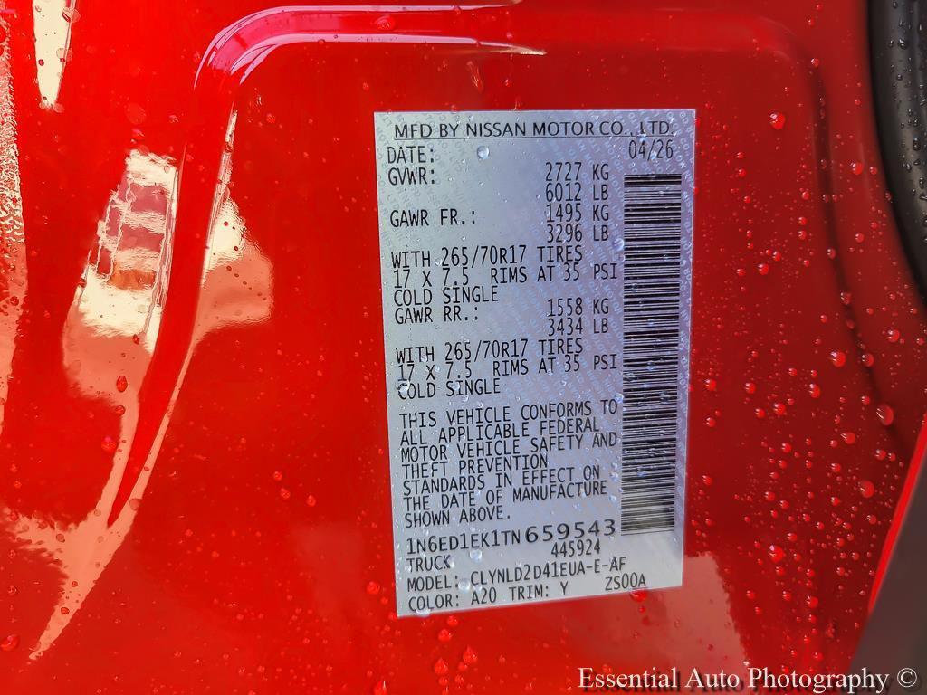 new 2026 Nissan Frontier car, priced at $47,448