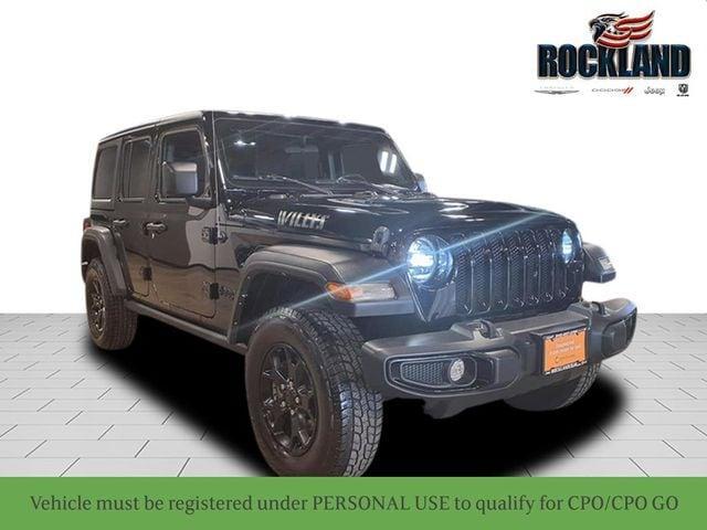 used 2021 Jeep Wrangler Unlimited car, priced at $25,476