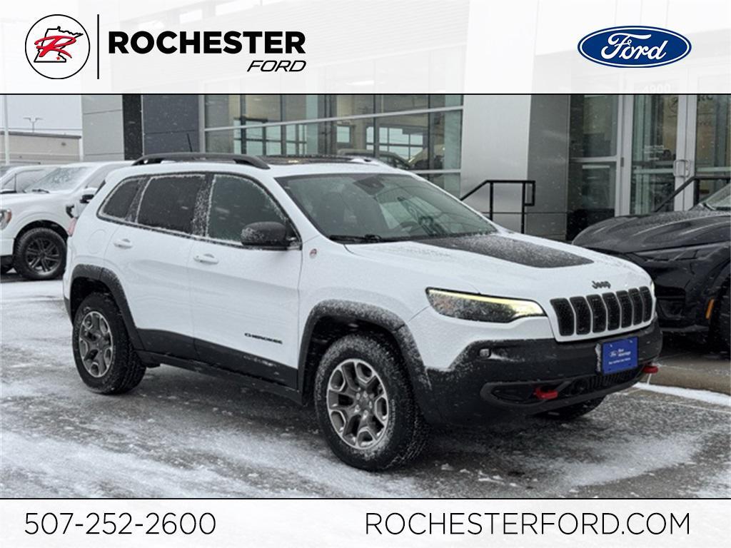 used 2021 Jeep Cherokee car, priced at $17,367