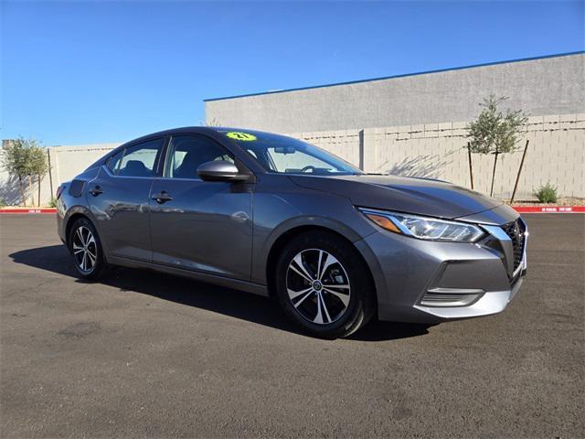 used 2021 Nissan Sentra car, priced at $13,188