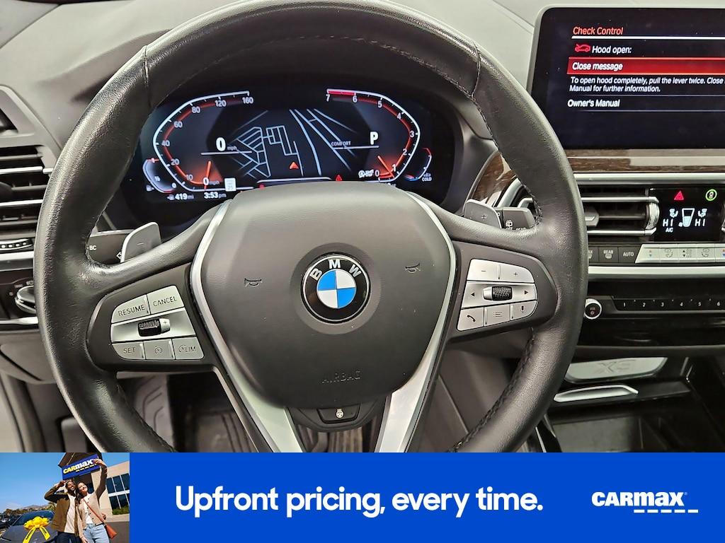 used 2022 BMW X3 car, priced at $27,998