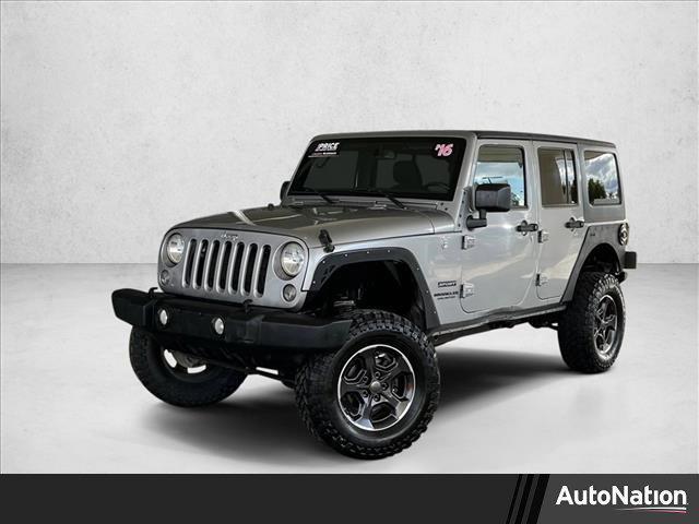 used 2016 Jeep Wrangler Unlimited car, priced at $16,617