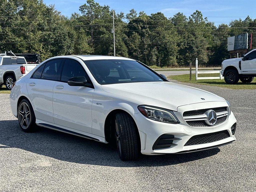 used 2020 Mercedes-Benz AMG C 43 car, priced at $28,998