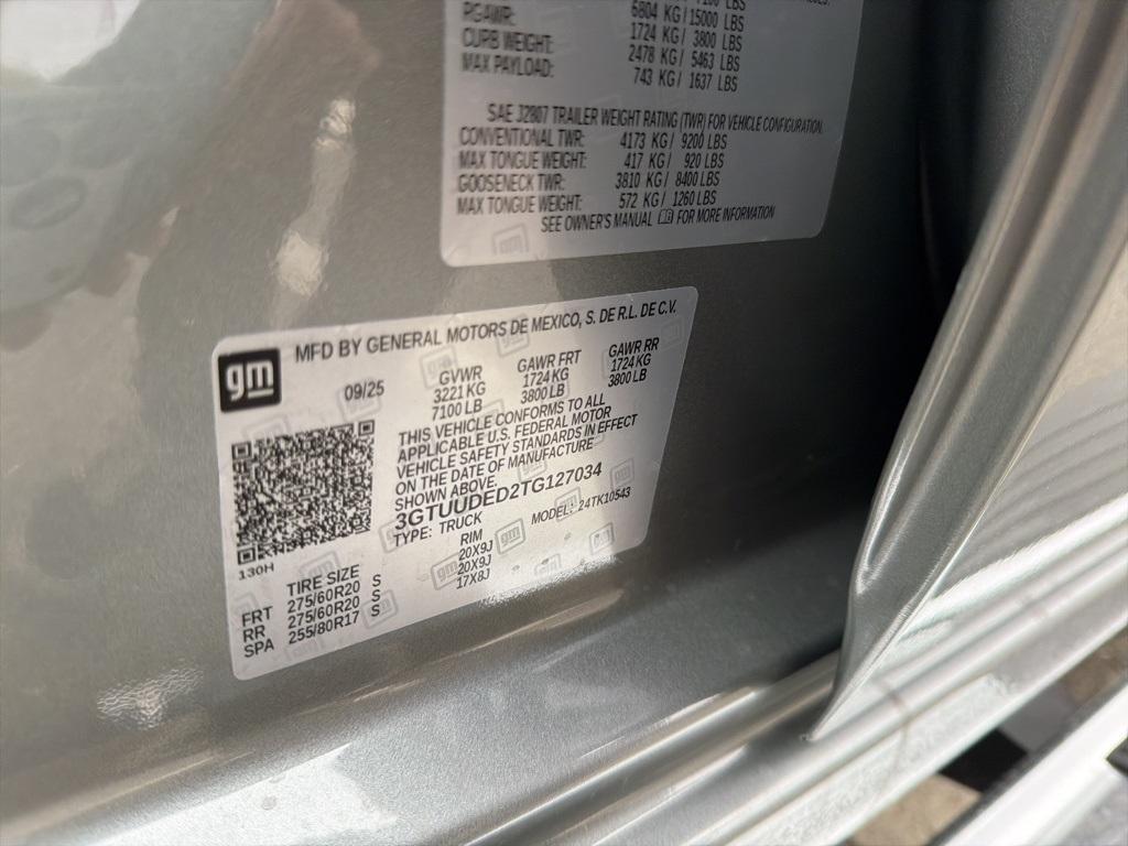 new 2026 GMC Sierra 1500 car, priced at $67,600