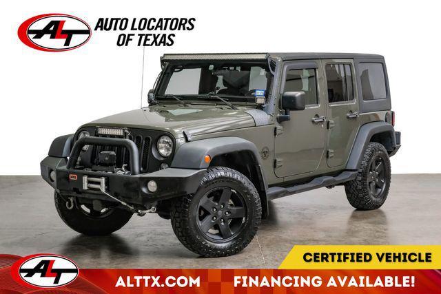 used 2015 Jeep Wrangler Unlimited car, priced at $16,383