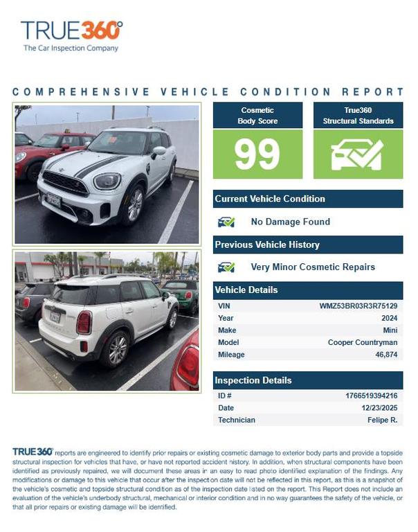 used 2024 MINI Countryman car, priced at $29,999