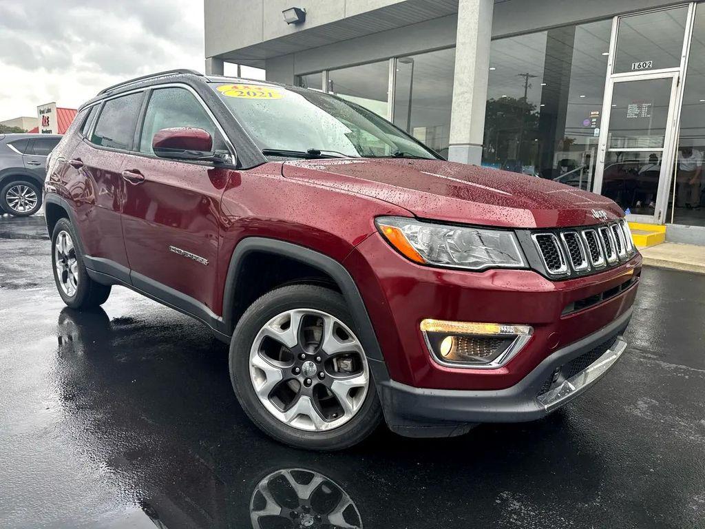 used 2021 Jeep Compass car, priced at $23,910