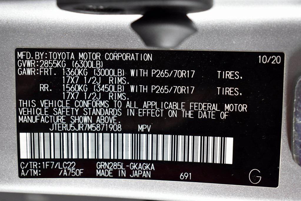 used 2021 Toyota 4Runner car, priced at $42,459