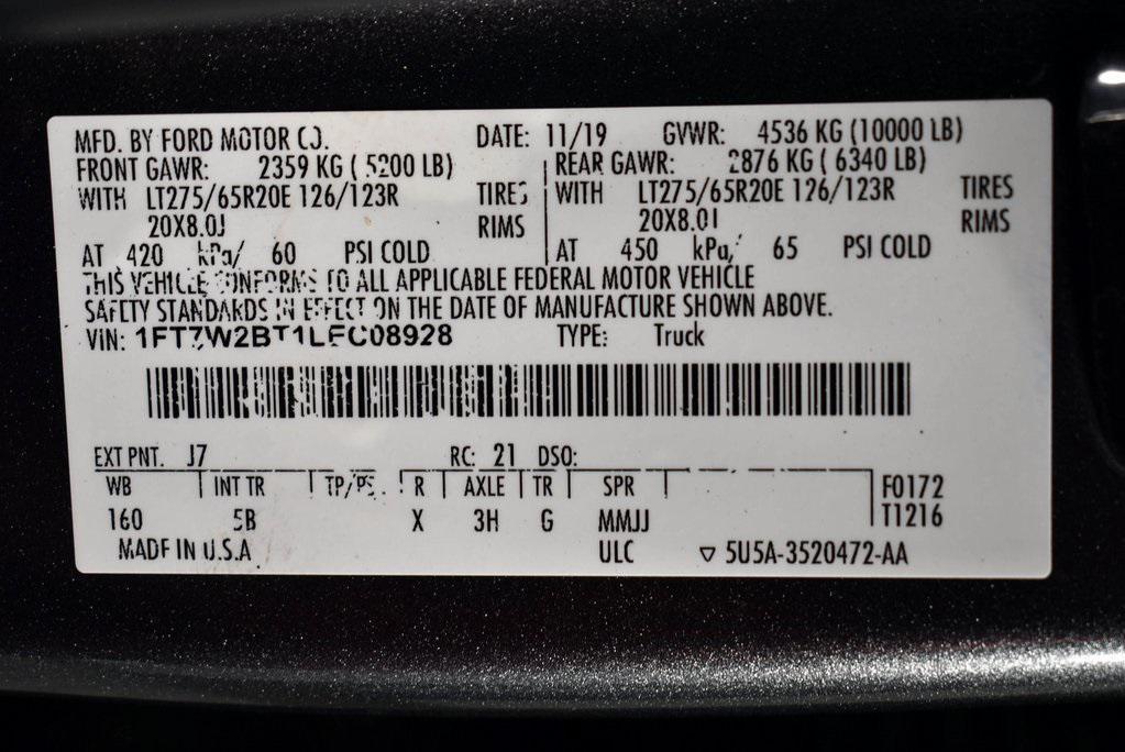 used 2020 Ford F-250 car, priced at $42,987