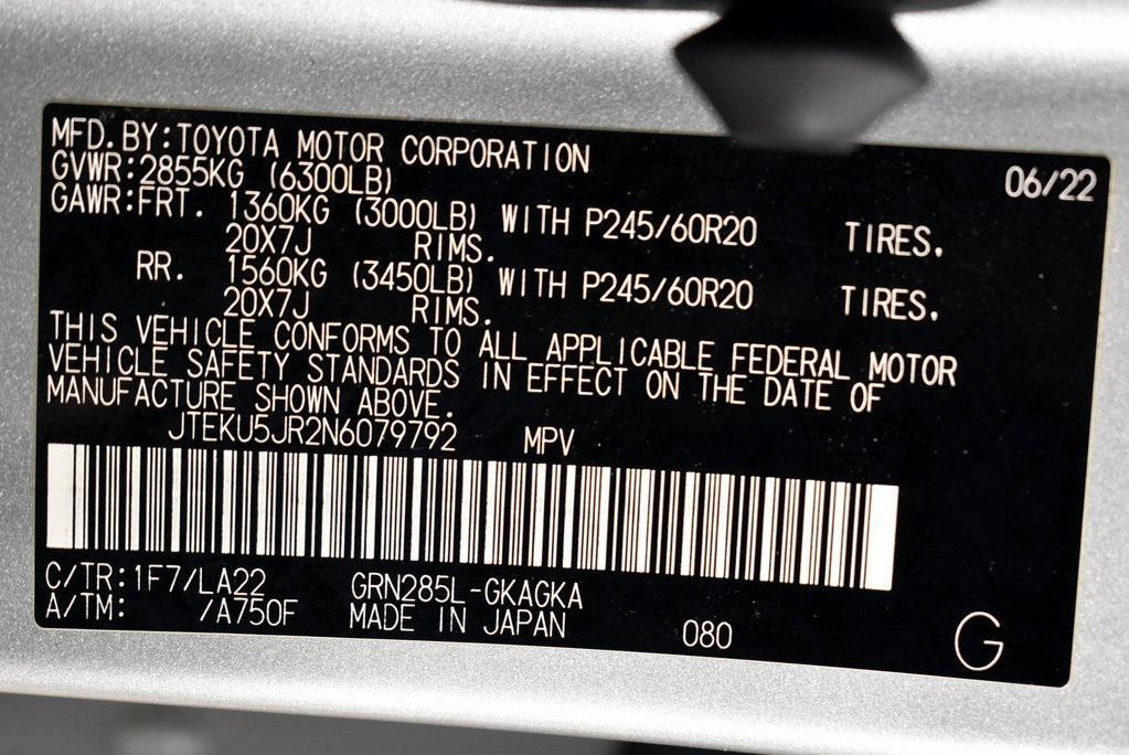 used 2022 Toyota 4Runner car, priced at $42,605