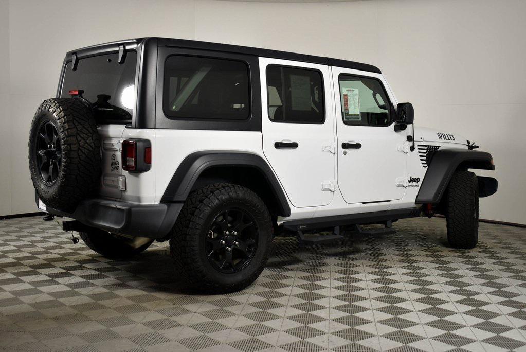 used 2020 Jeep Wrangler Unlimited car, priced at $26,672