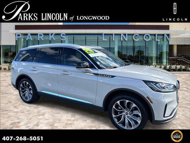 used 2025 Lincoln Aviator car, priced at $55,100