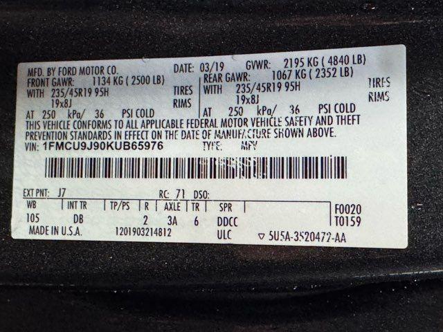 used 2019 Ford Escape car, priced at $14,995